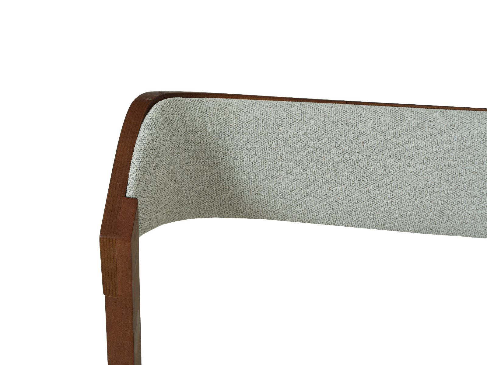 Banco Milo Con Espaldar Tapizado Honey Wash #Color_WhiteSmoke"T38108"