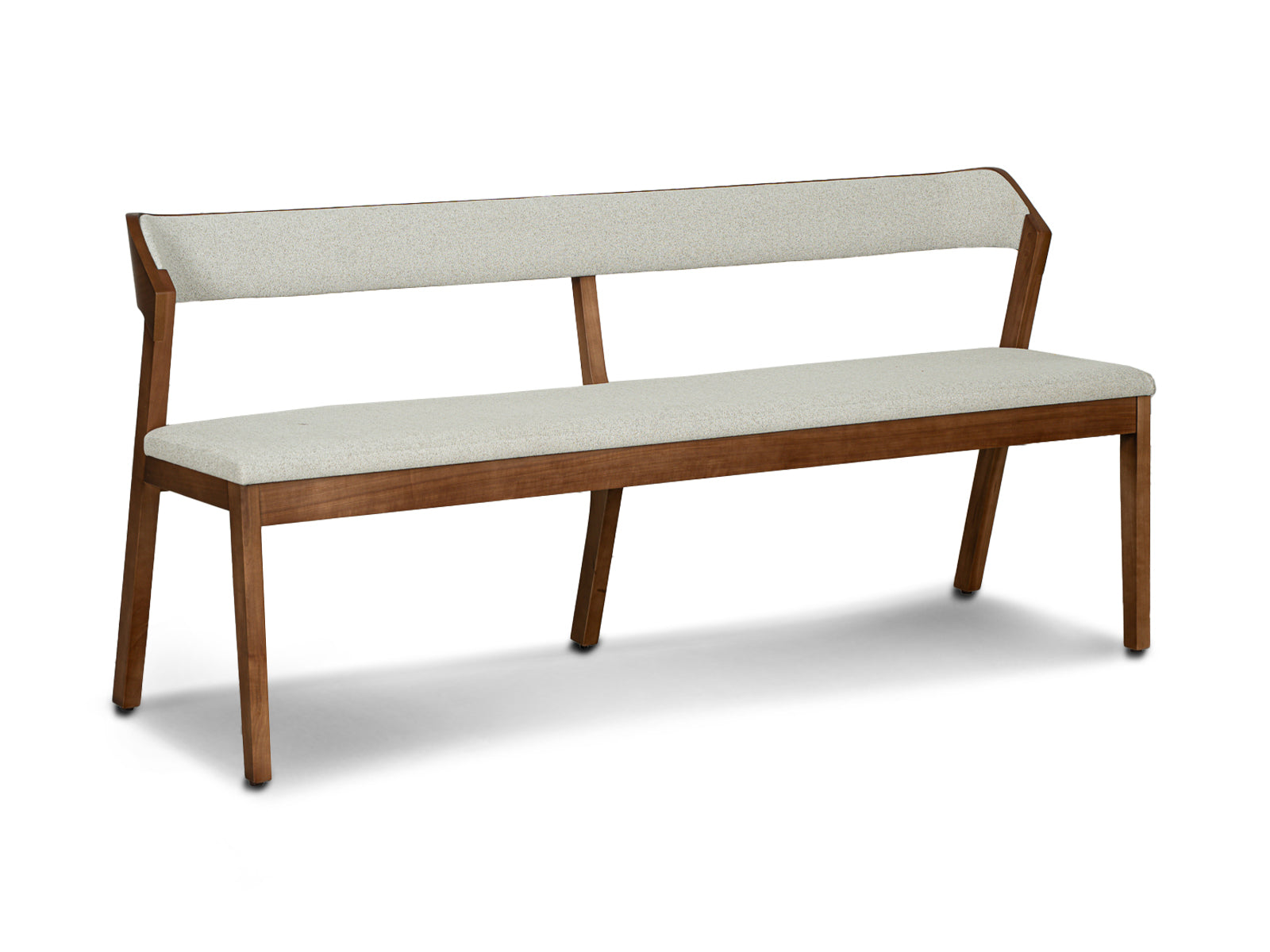 Banco Milo Con Espaldar Tapizado Honey Wash #Color_WhiteSmoke"T38108"