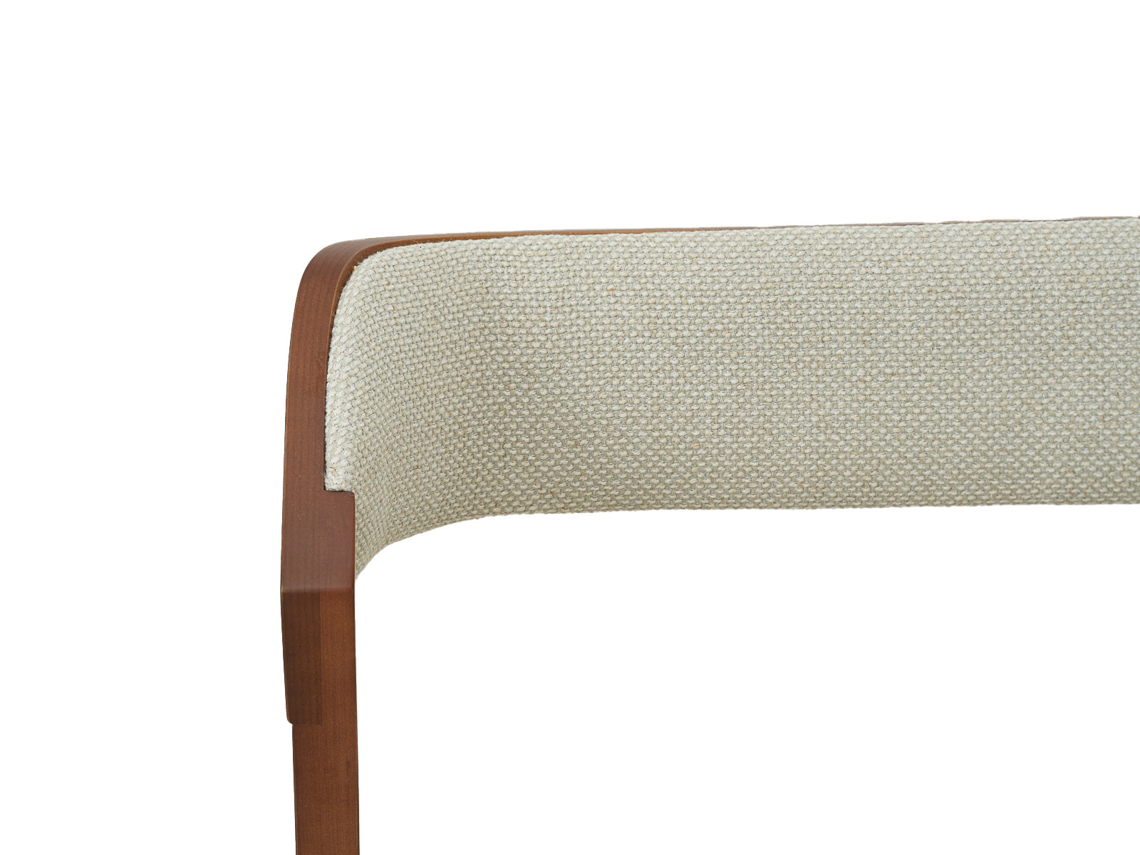 Banco Milo Con Espaldar Tapizado Honey Wash #Color_Wheat"T36917"