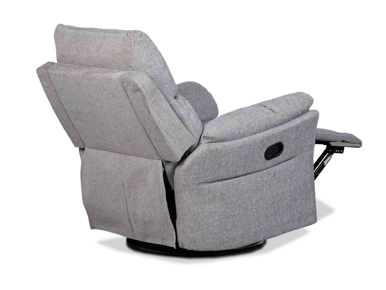 Recliner Santa Maria Glider Swivel #Color_LightGray"3237"