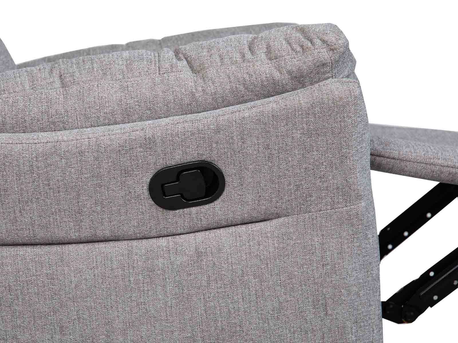 Recliner Santa Maria Glider Swivel #Color_LightGray"3237"