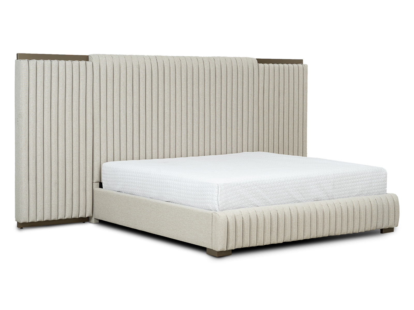 Cama Kioto Paneles Laterales Moka #Color_Beige"T36110"