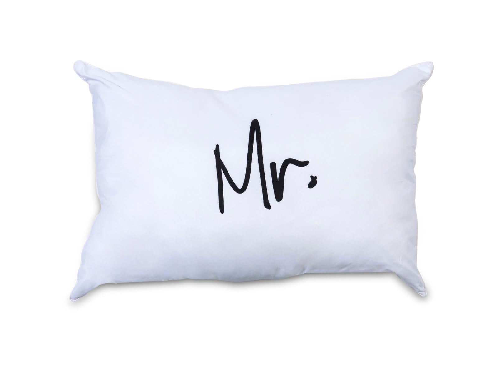 Almohada Monograma Set x2 Mr y Mrs