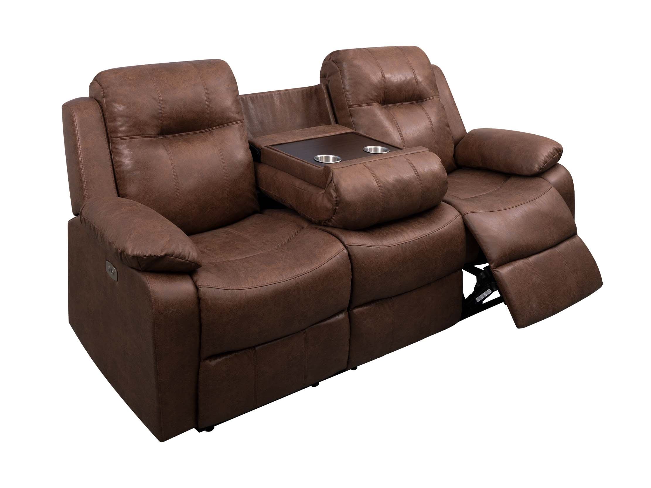 Sofa Recliner Kodiac Power #Color_Chocolate"6900"