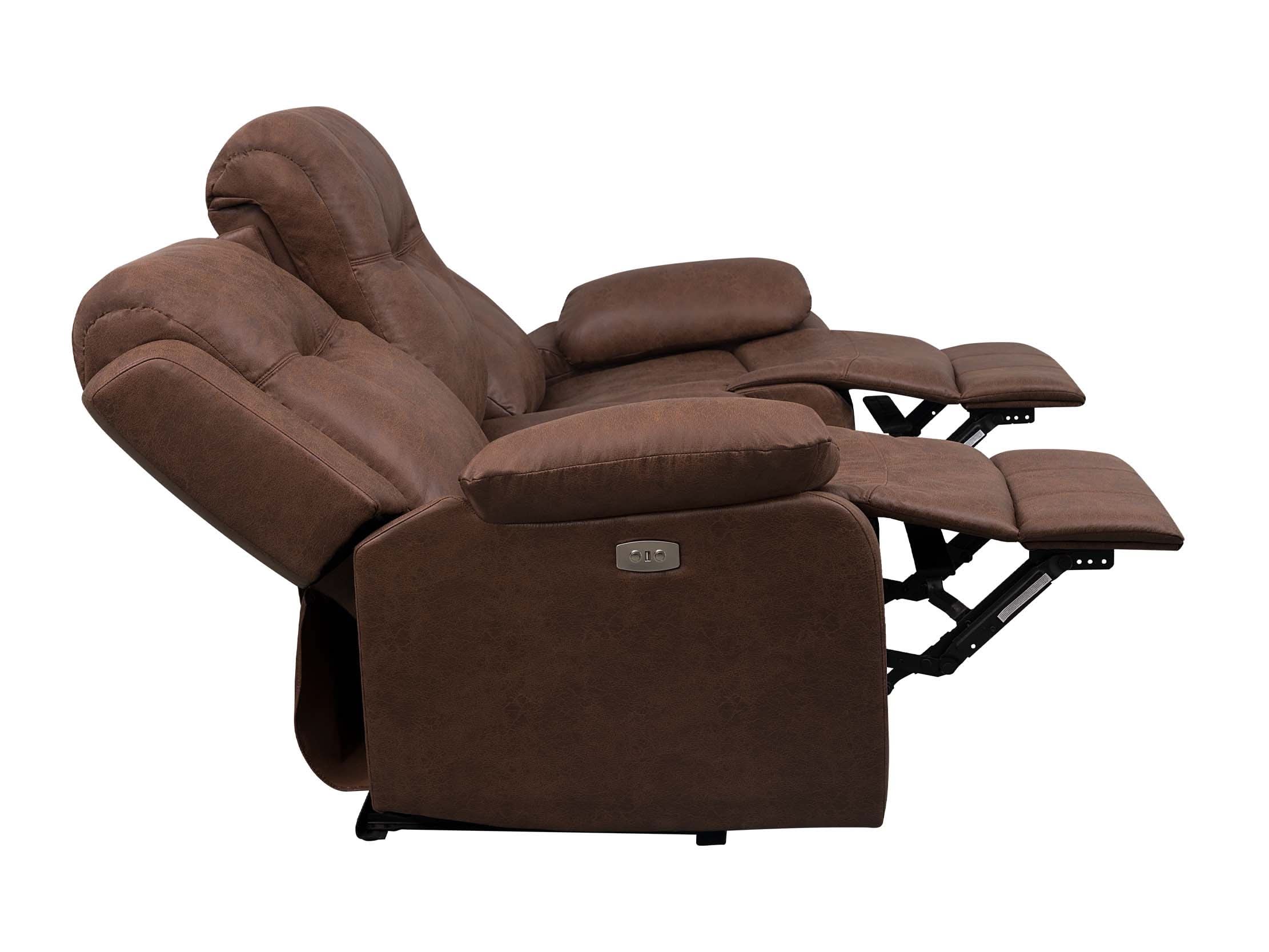 Sofa Recliner Kodiac Power #Color_Chocolate"6900"