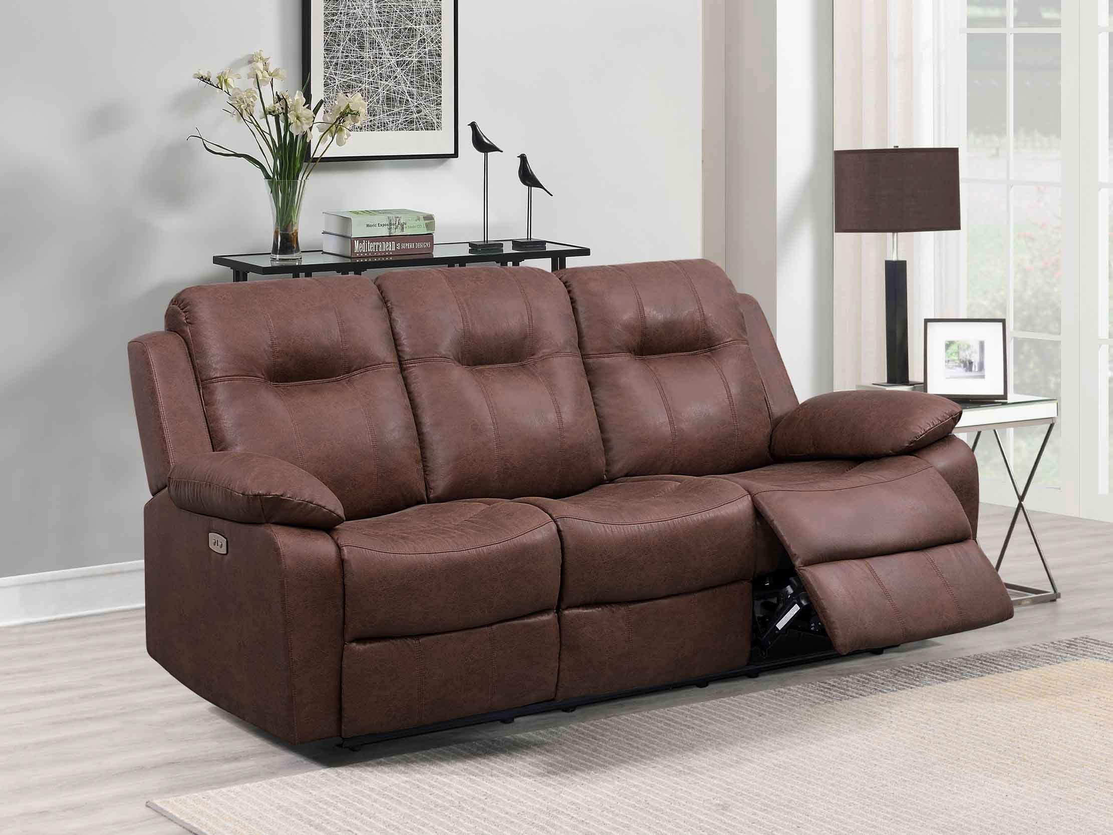 Sofa Recliner Kodiac Power #Color_Chocolate"6900"