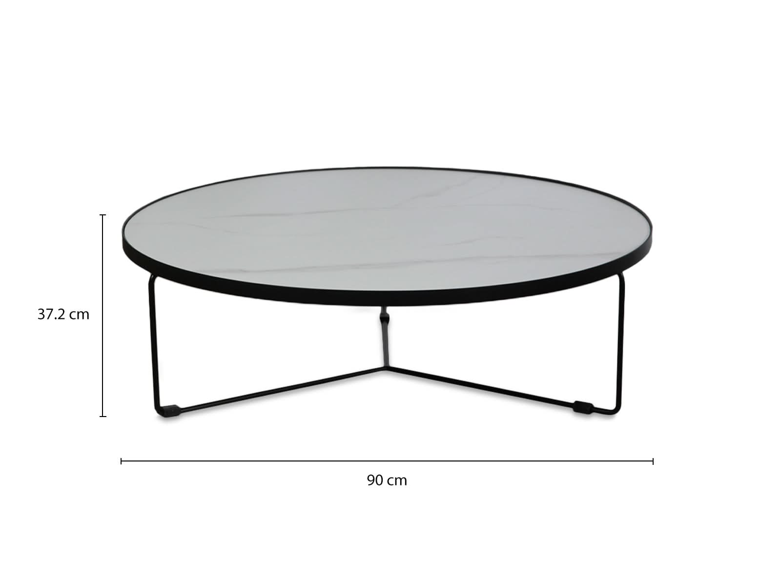 Mesa Centro August Piedra Blanca