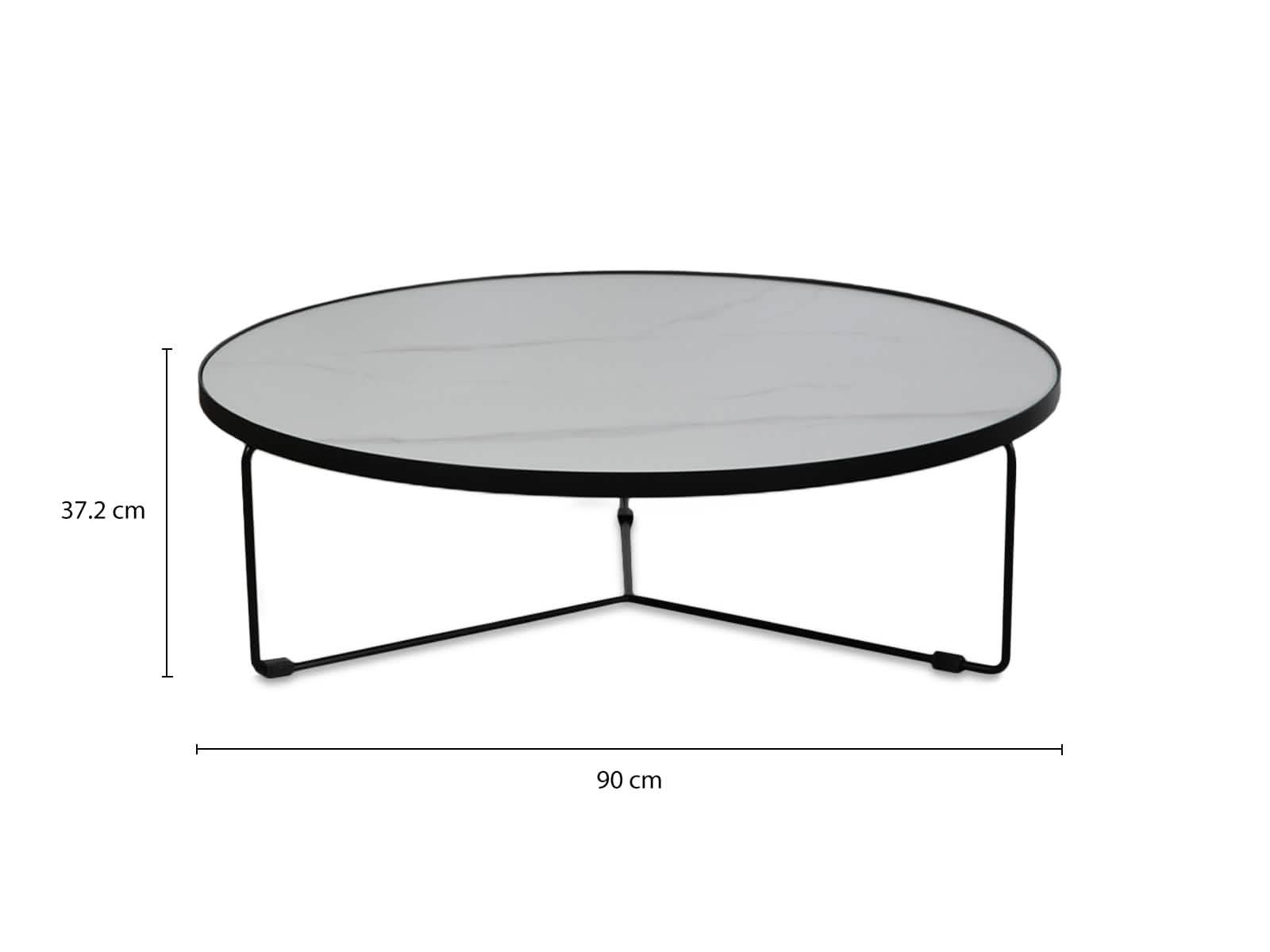 Mesa Centro August Piedra Blanca