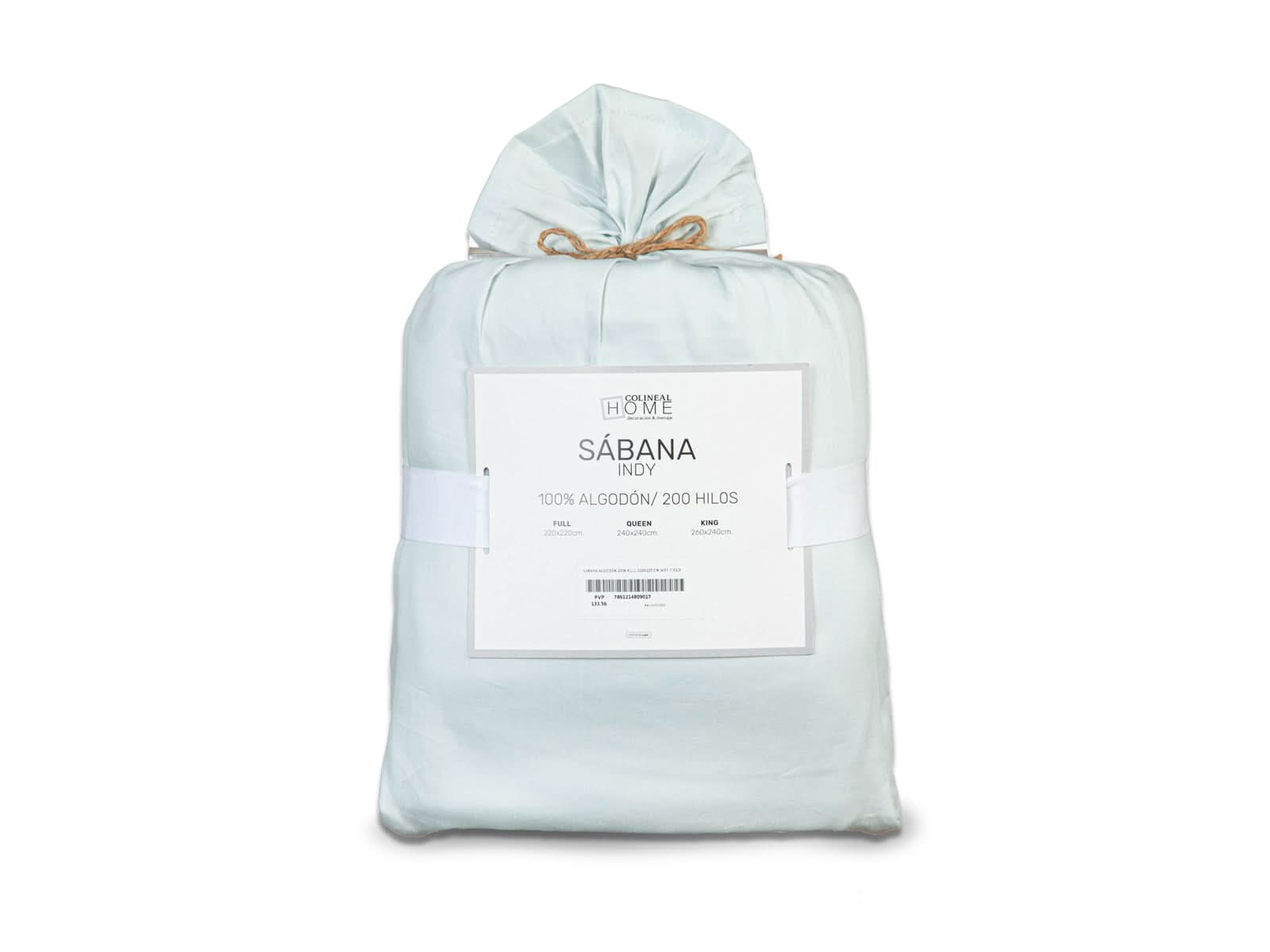 Sabana Algodon 200 Hilos Lennox #color_AliceBlue