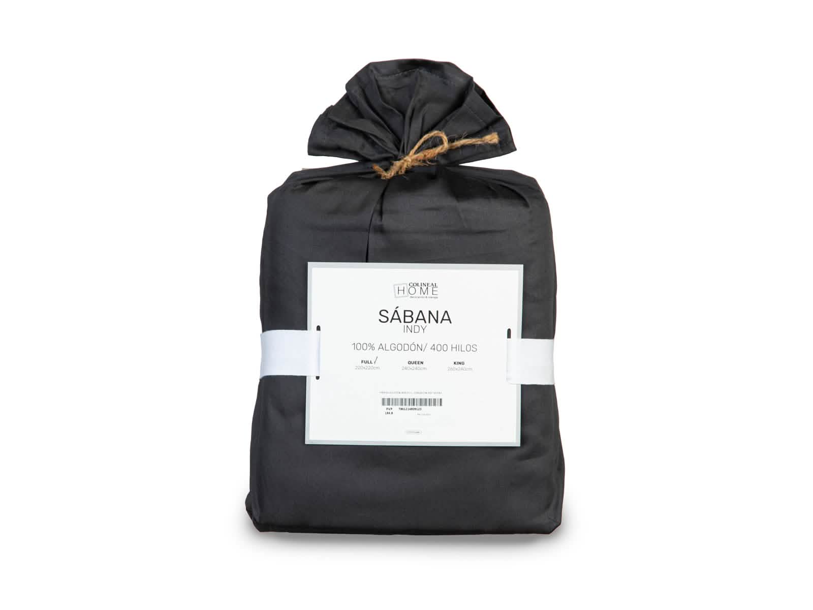 Sabana Algodon 400 Hilos Lennox #color_Black