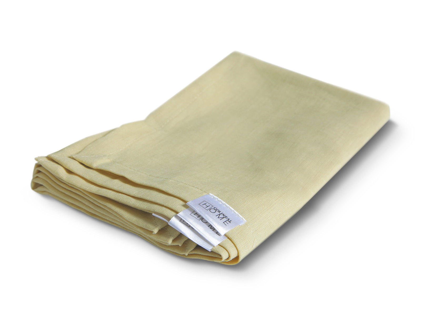 Set X 4 Servilletas Lino Holland Amarillo