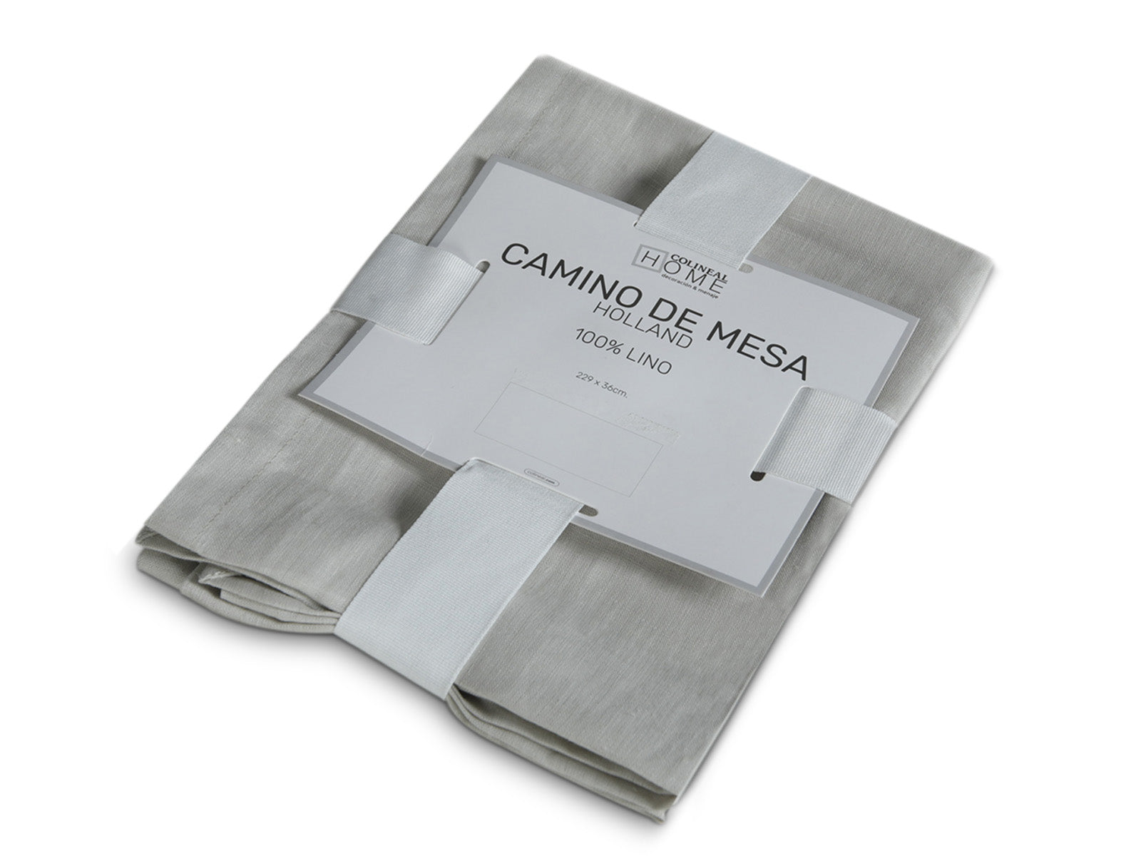 Camino De Mesa Lino Holland Beige Oscuro