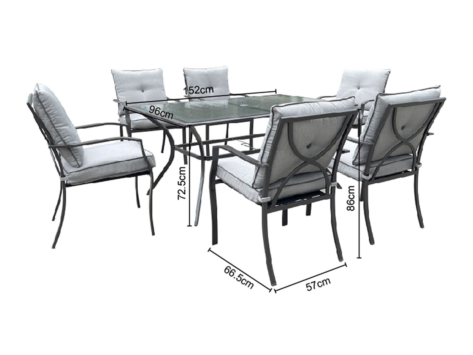 Mesa Comedor Carol Outdoor Rectangular