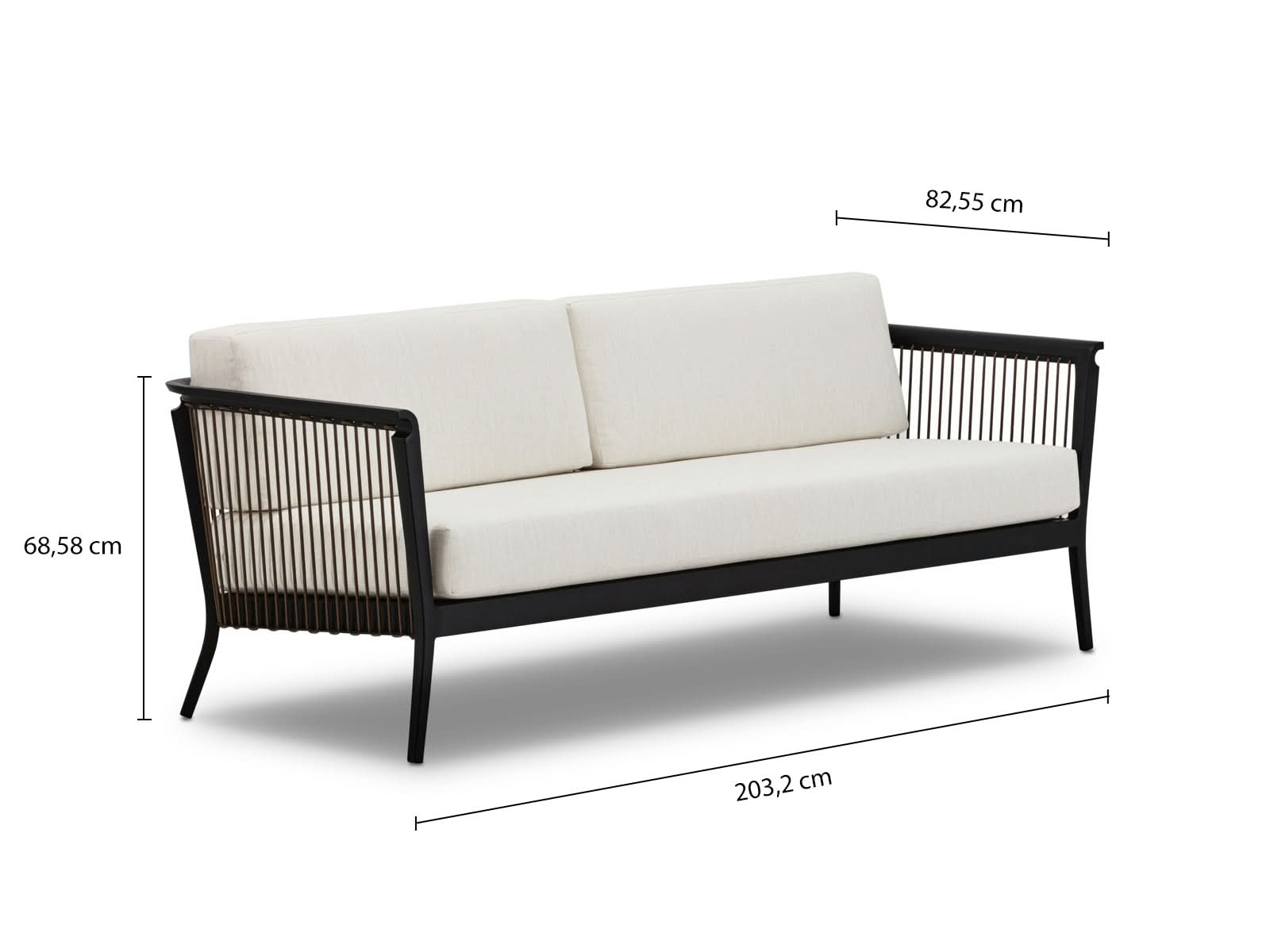 Sofa Triple Outdoor Copacabana