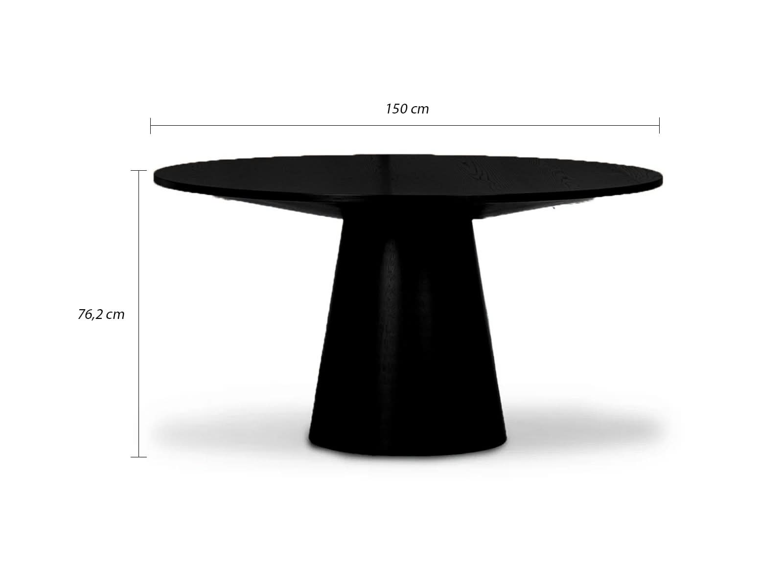 Mesa Comedor Jasper Ebony Black