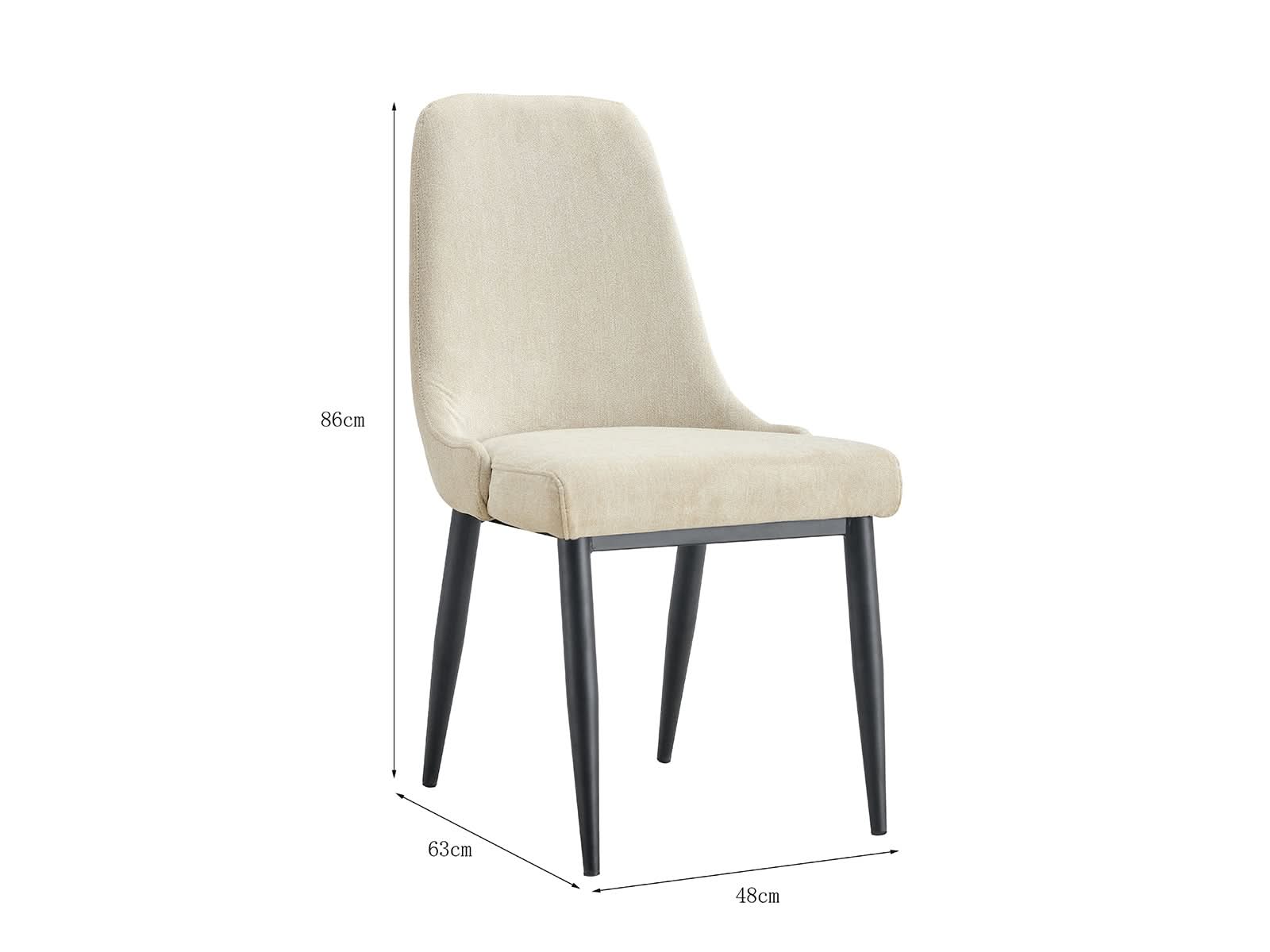 Silla Midcentury #Color_OldLace"2741"