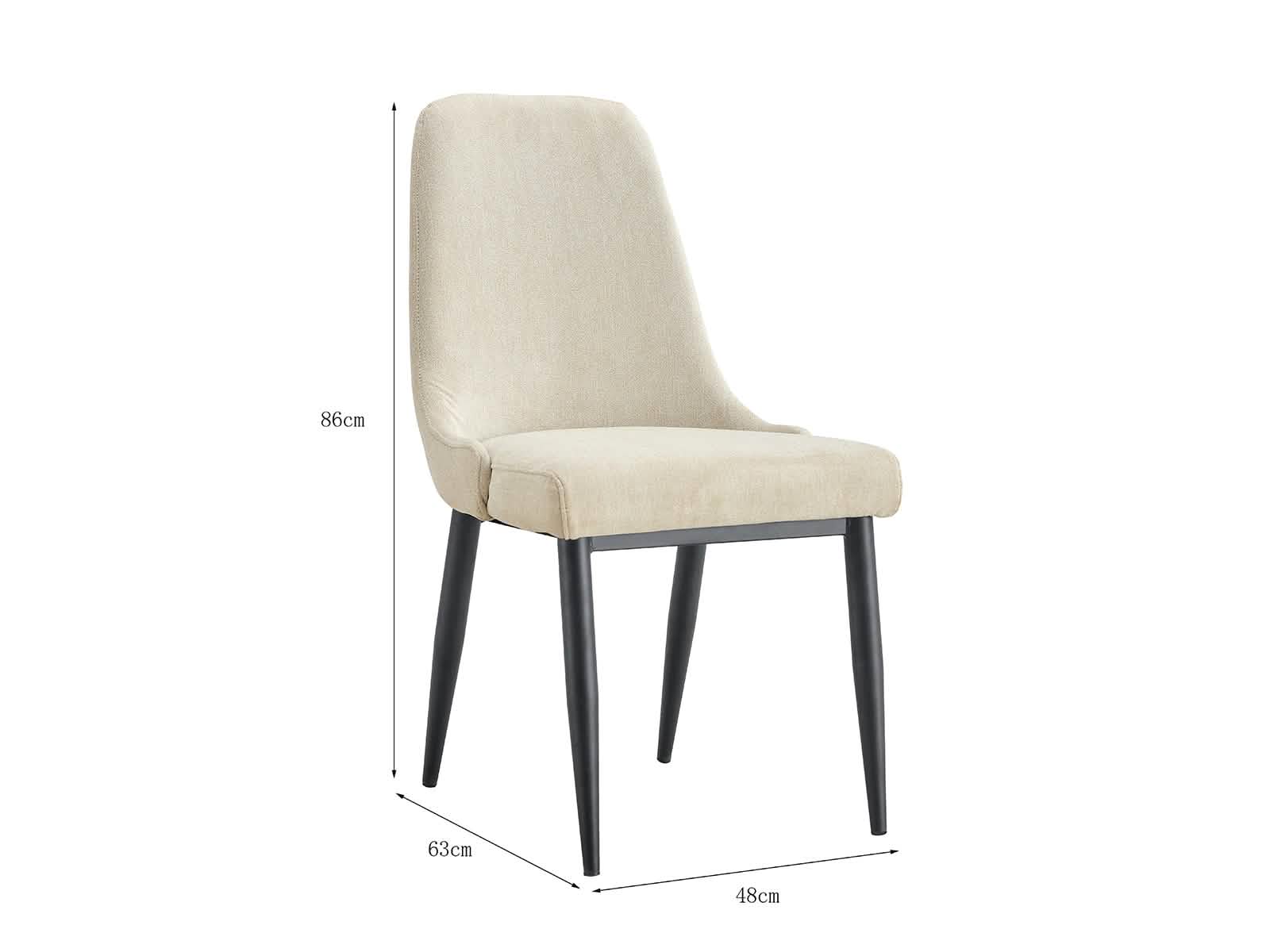 Silla Midcentury #Color_OldLace"2741"