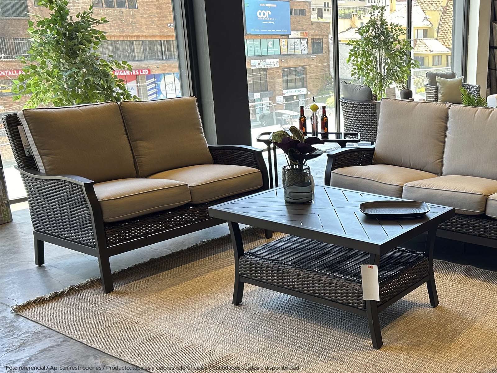 Loveseat Trenton Outdoor Cafe