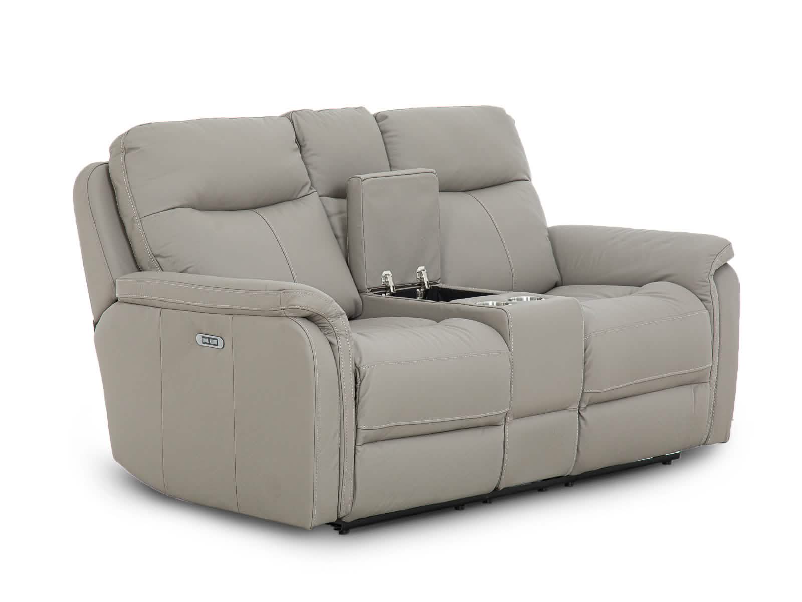 Loveseat Moon Recliner Power #Color_Tan"3175"