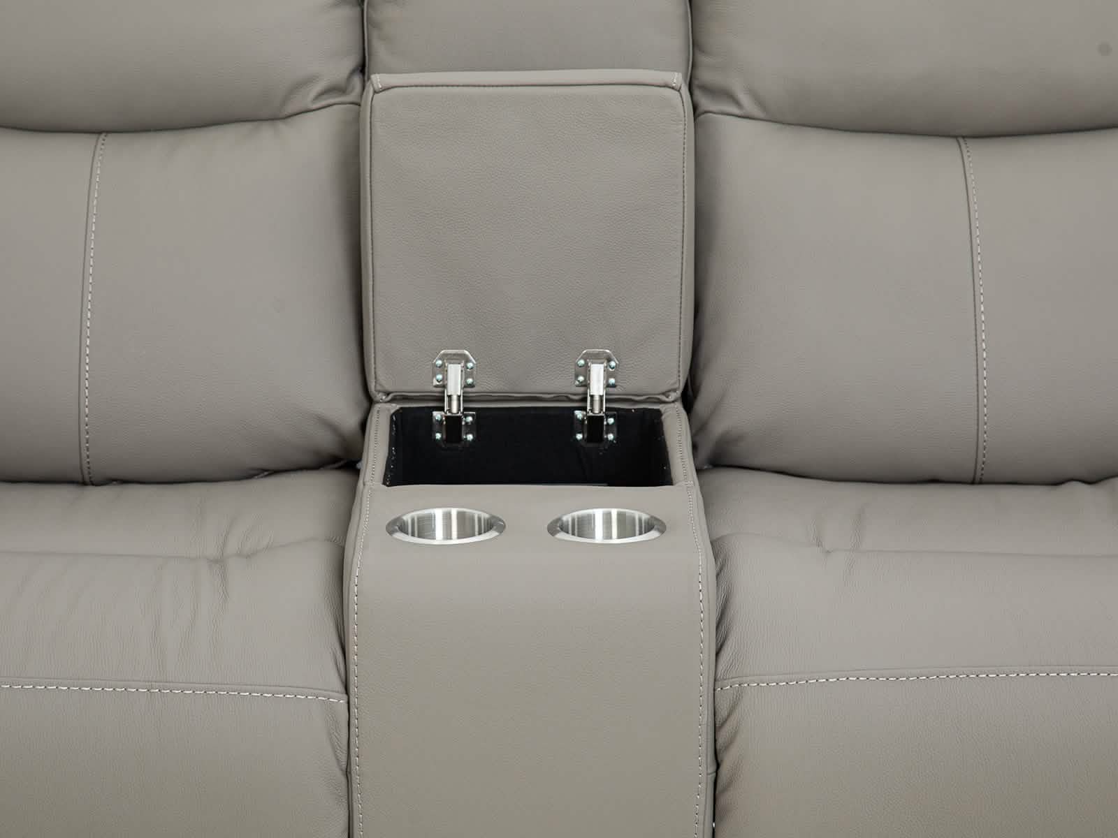 Loveseat Moon Recliner Power #Color_Tan"3175"