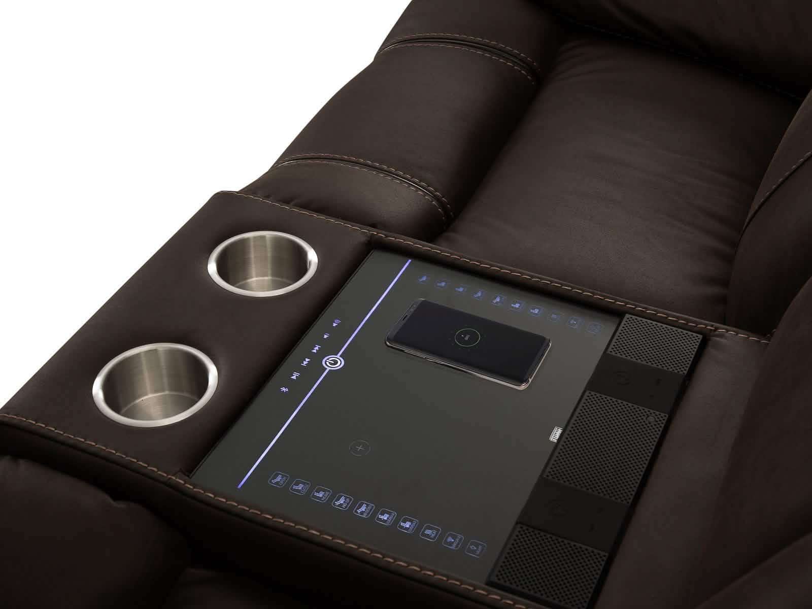 Loveseat Recliner Galileo Power iTable