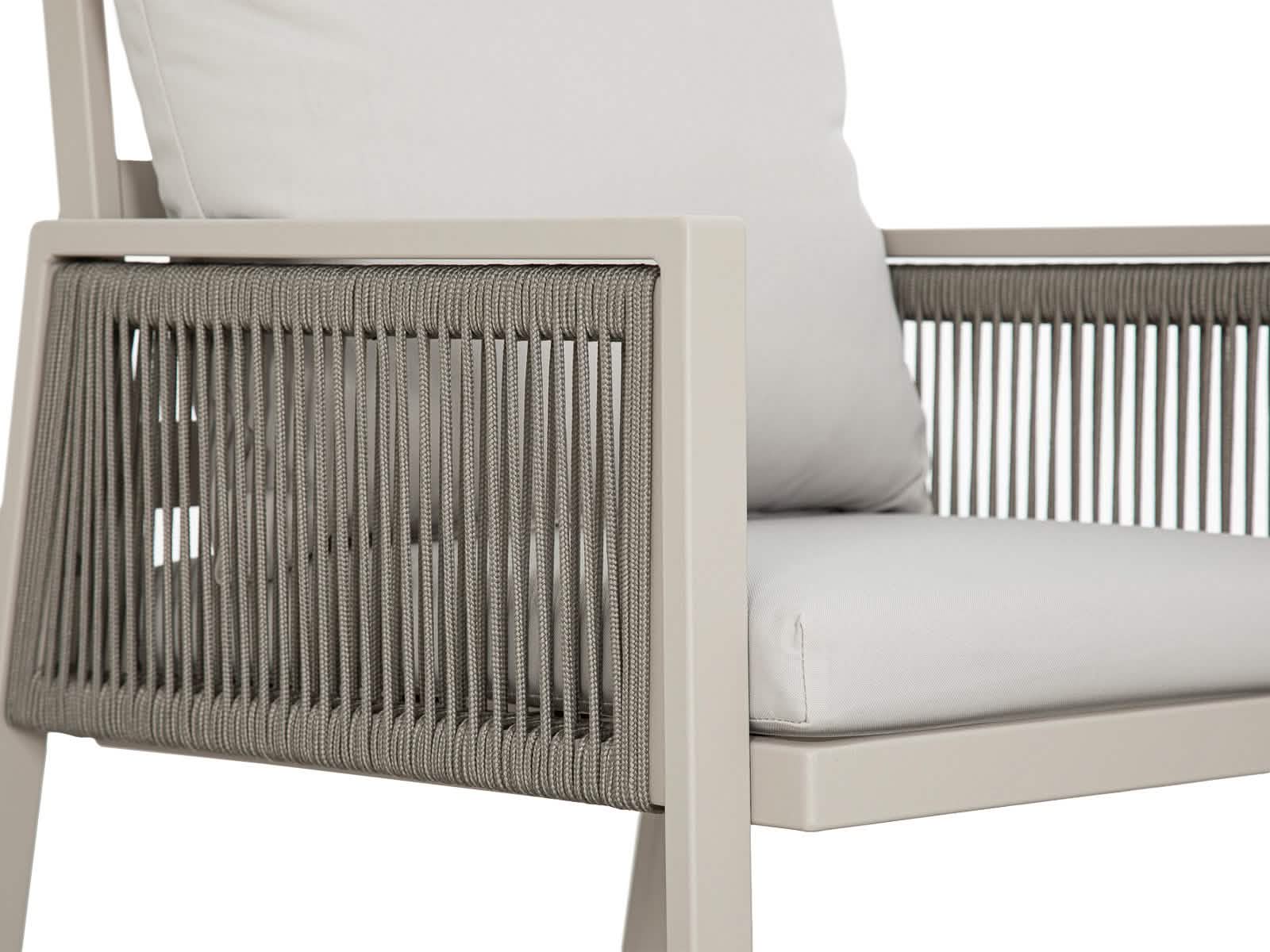 Mesa Comedor Outdoor Alin Rectangular + 6 Sillas