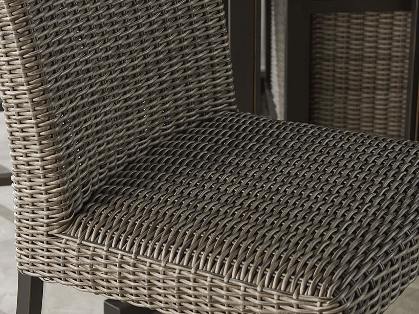 Bar Havana Outdoor Chocolate + 4 Taburetes