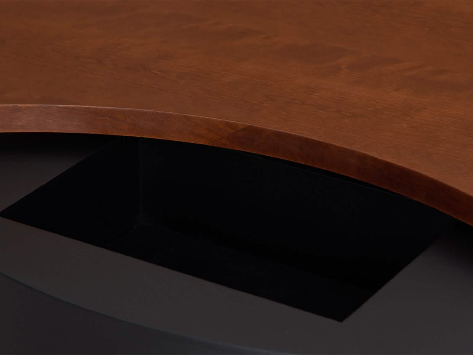 Mesa Centro Hamburgo Miel Negro