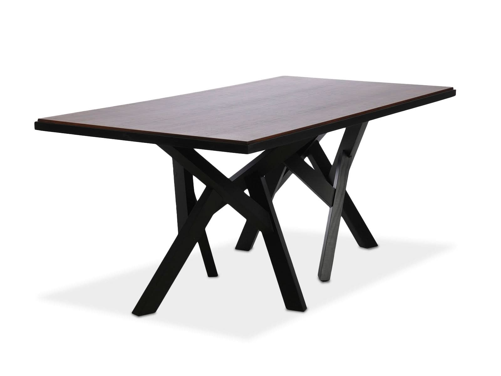 Mesa Comedor Calabria Honey Wash-Negro