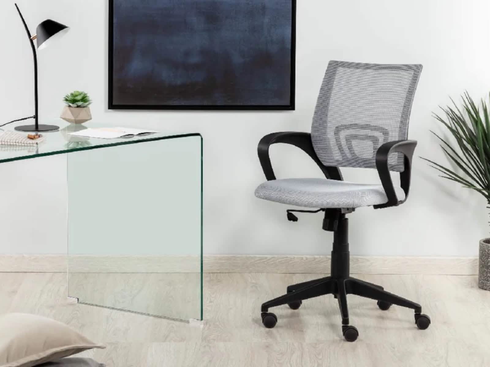Silla Escritorio Ebor Tela Gray P60