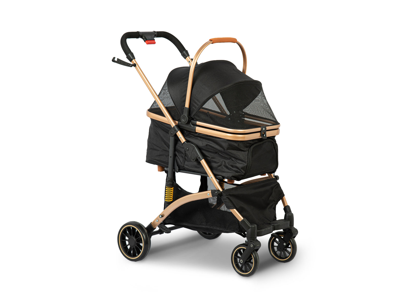 Coche Transportador de Mascota Collie Negro