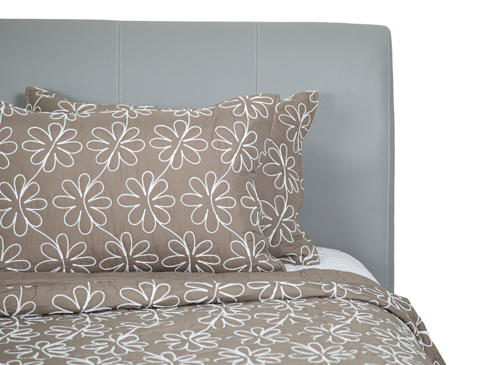 Cubrecama Splendor #Diseño_Café con Flores