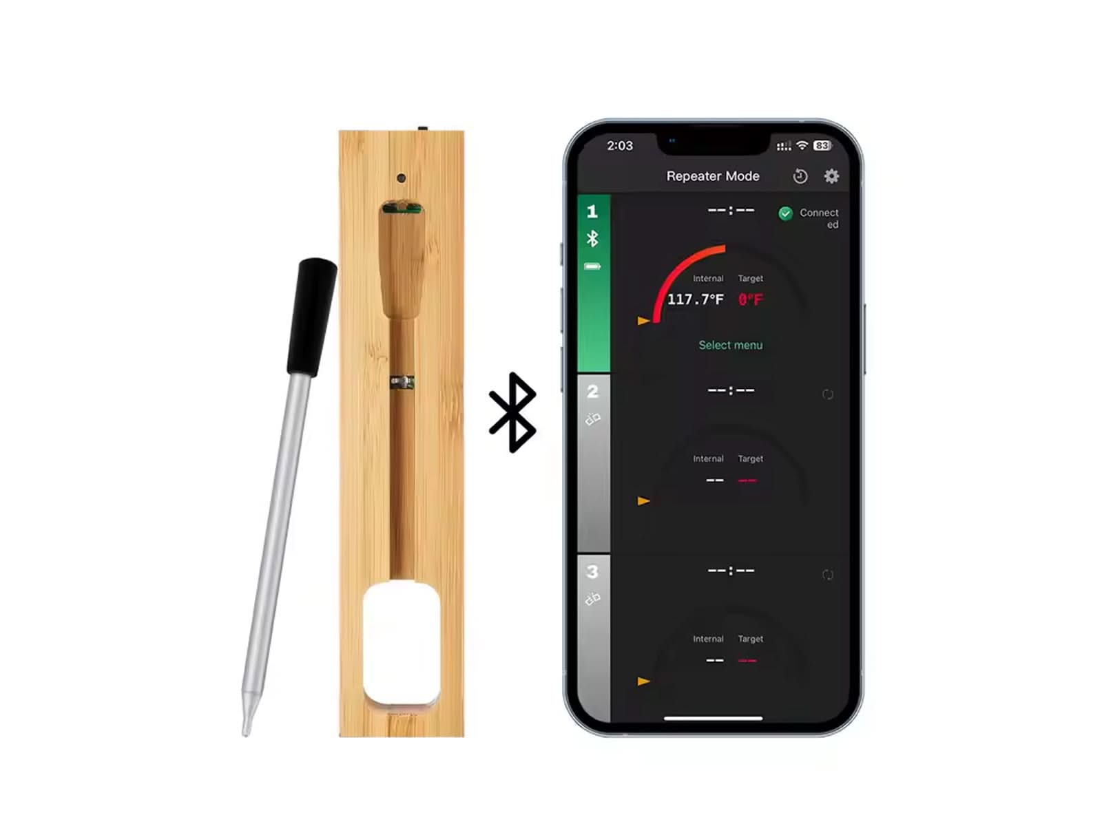 Termometro Meatpro Bluetooth Kamado Andino
