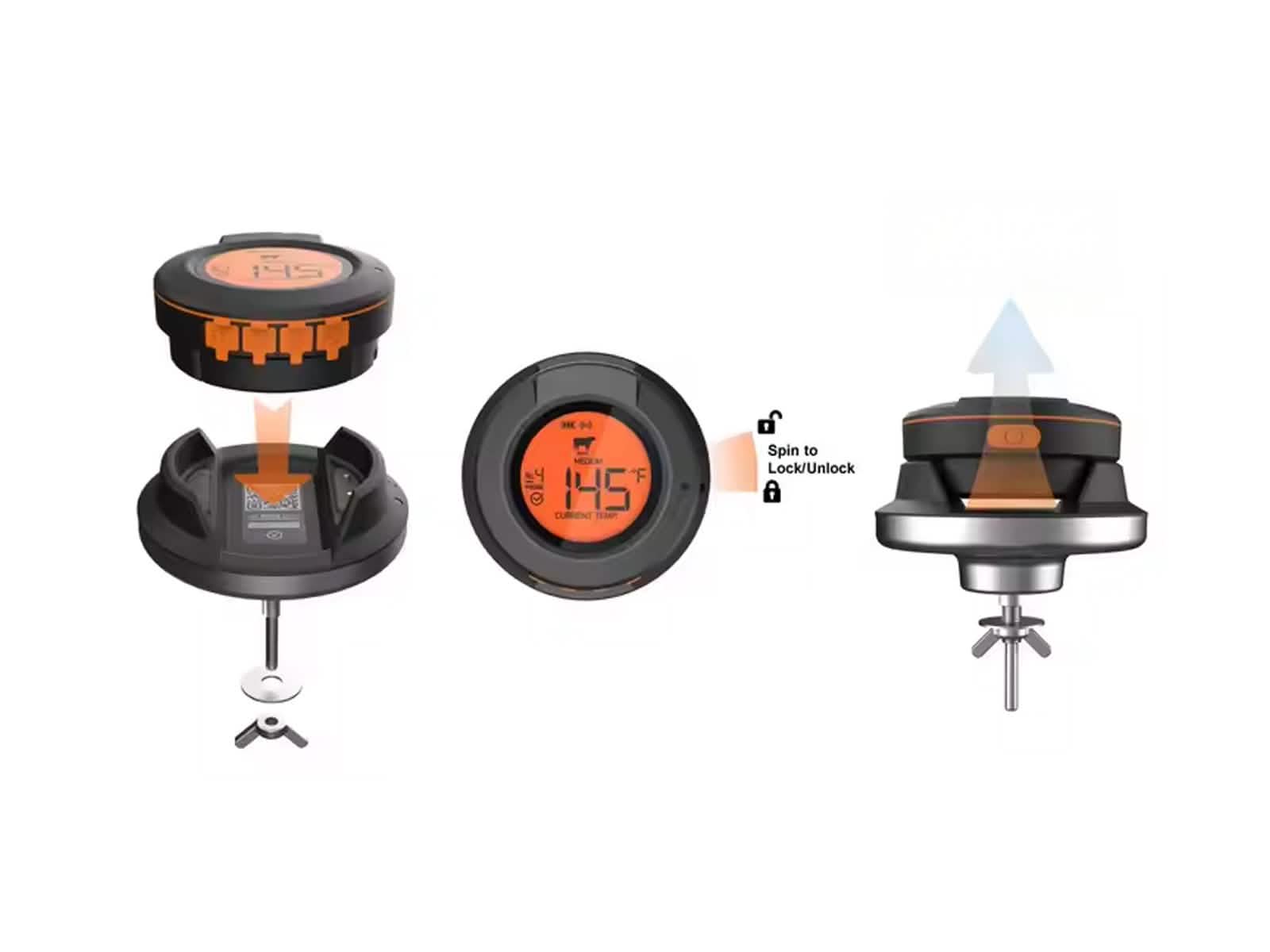 Termómetro SmokePro Wireless (Pantalla) Kamado Andino