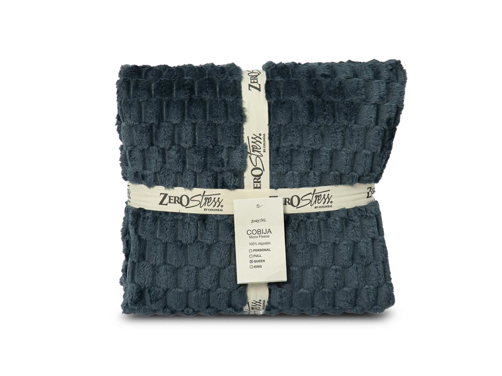 Cobija Glam Microfleece Queen #Color_MidnightBlue