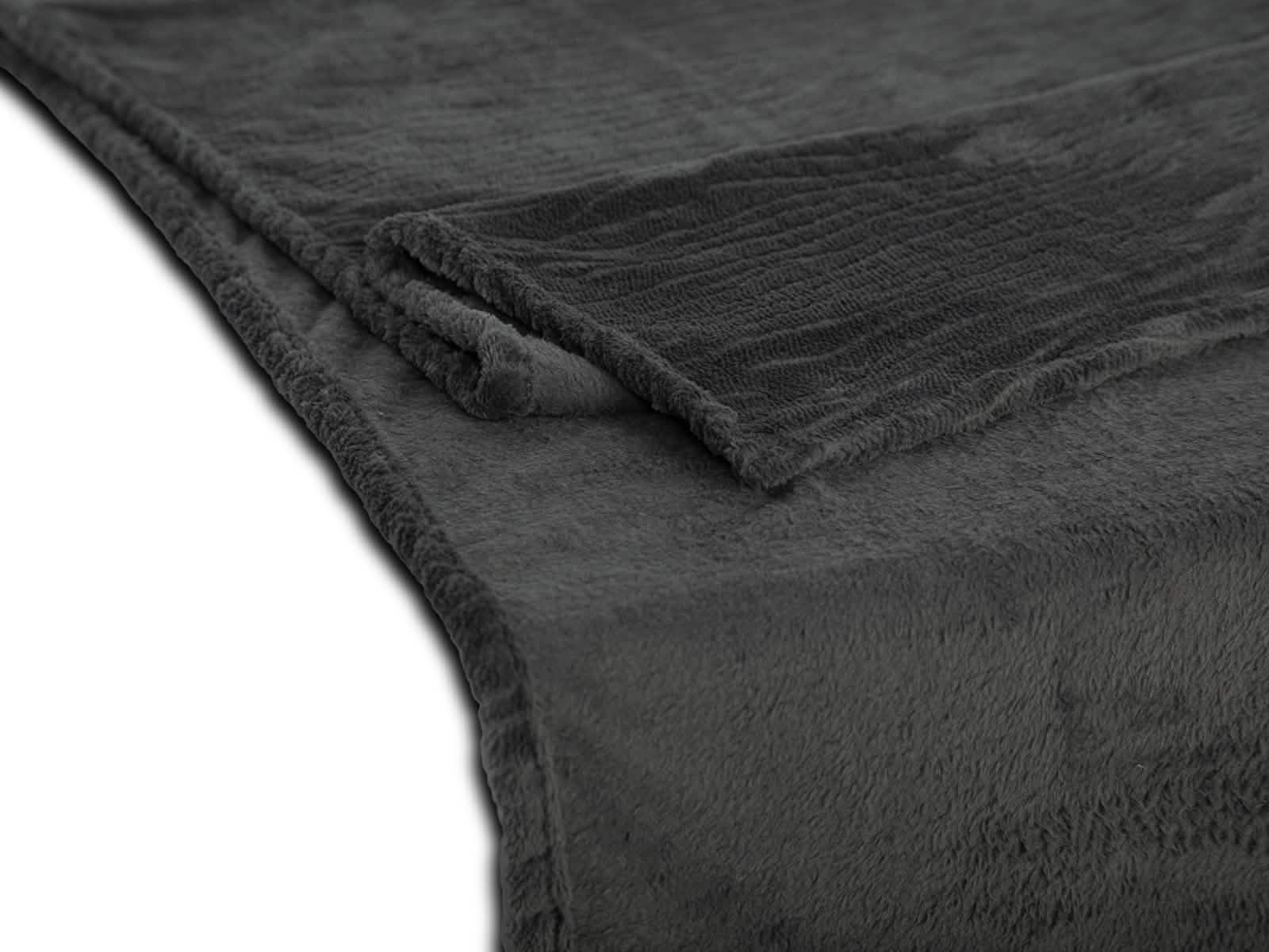 Cobija Glam Microfleece Queen #Color_Gray