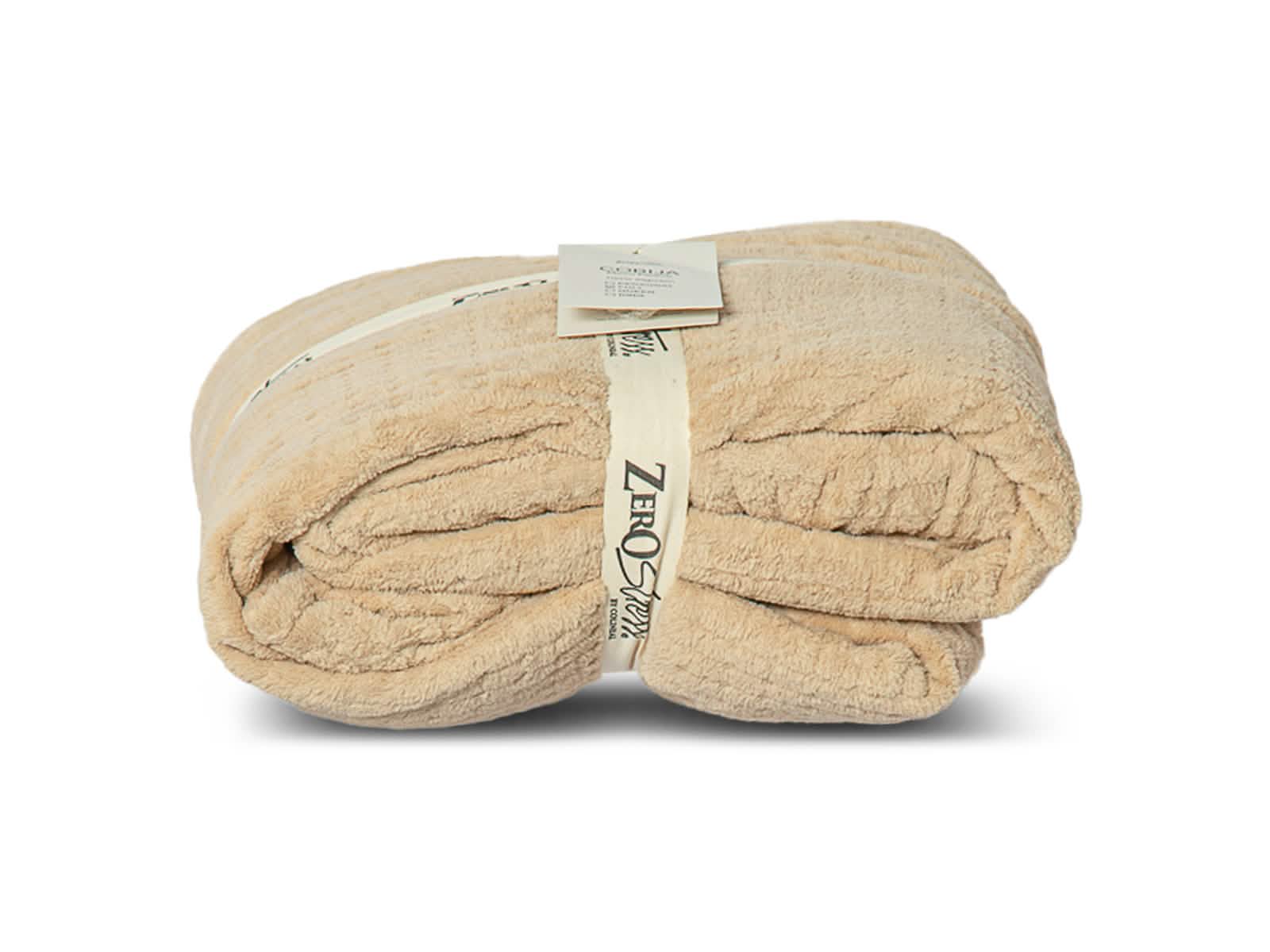 Cobija Glam Microfleece Full #Color_Beige