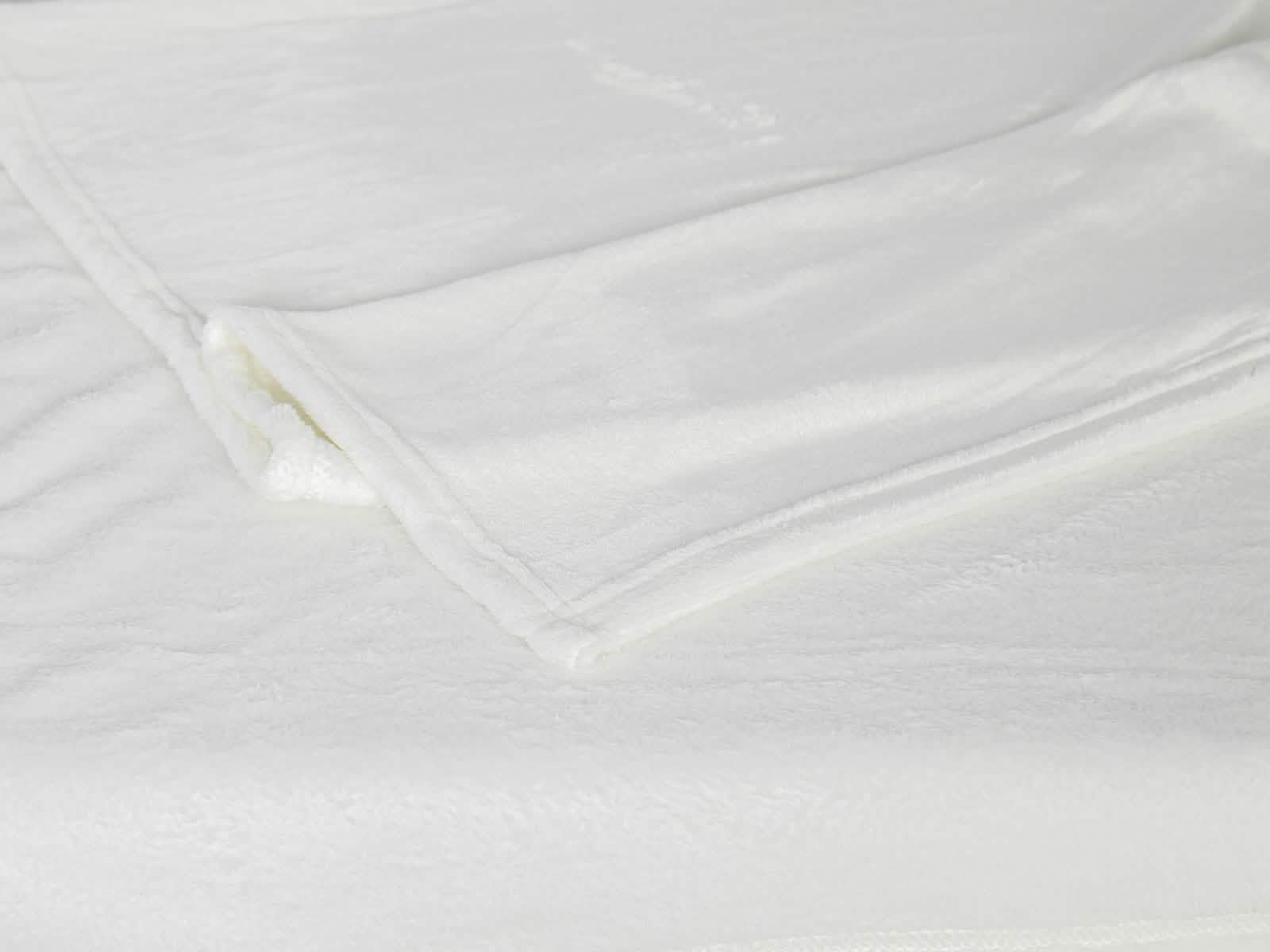 Cobija Microfleece Trenza #Color_Blanca