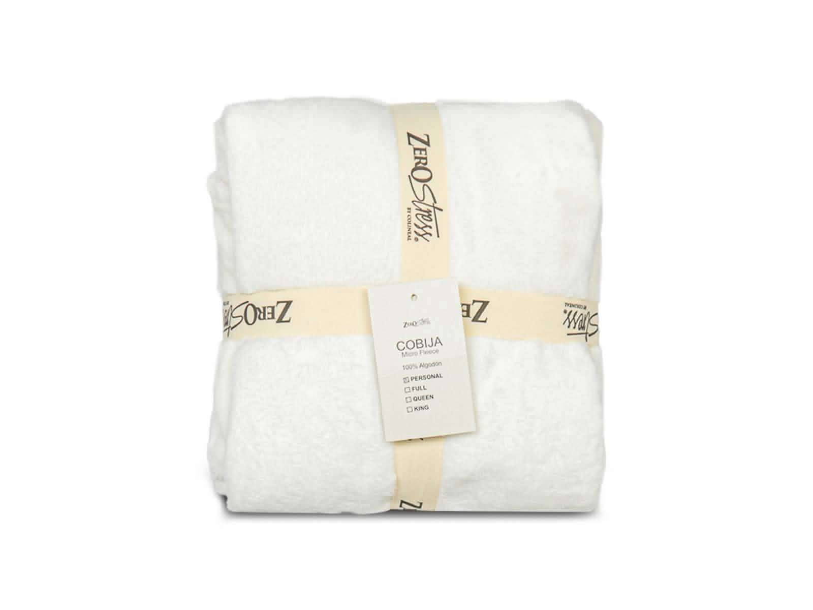 Cobija Microfleece Personal #Color_Blanca