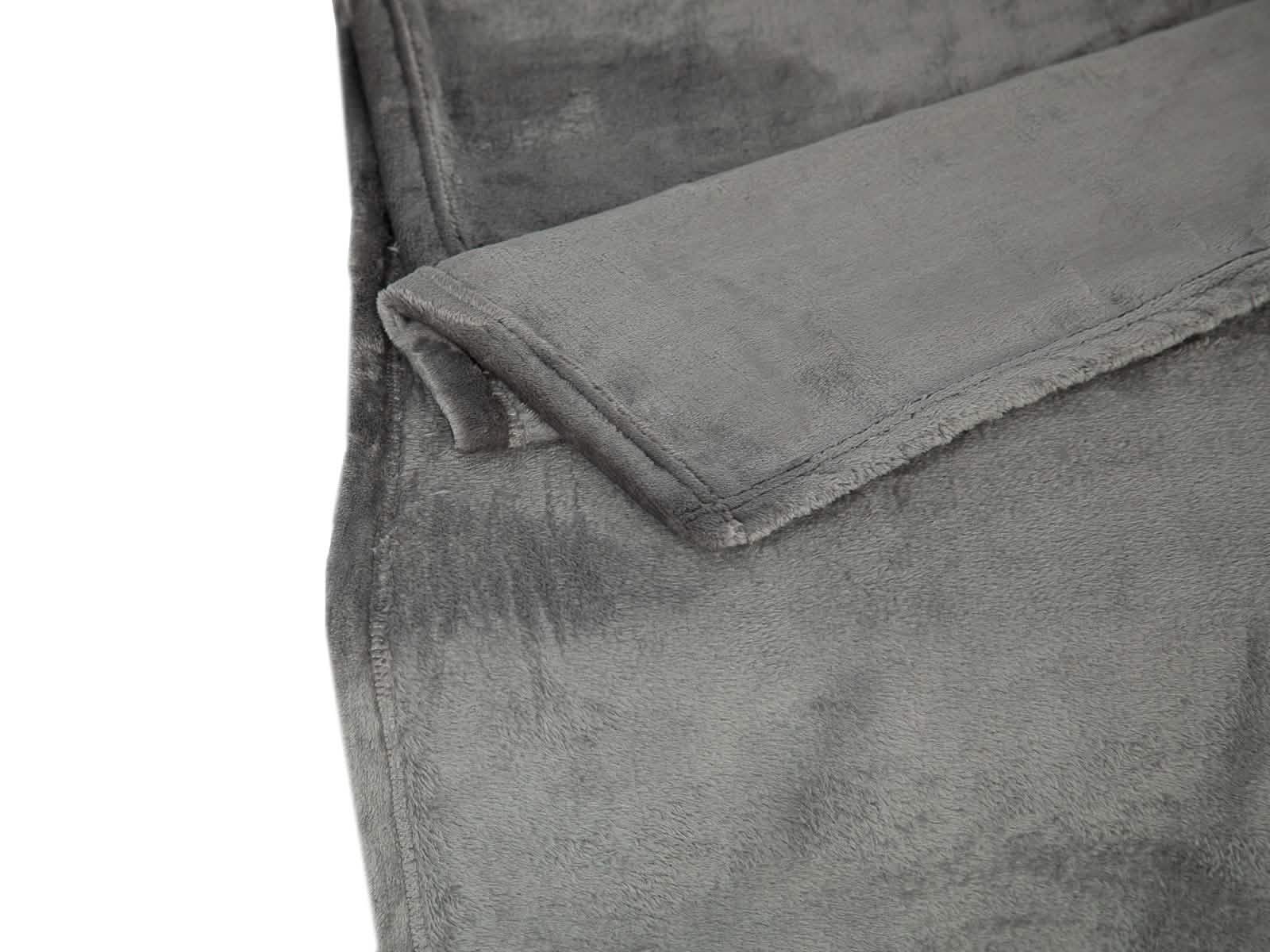 Cobija Microfleece Trenza #Color_Gris