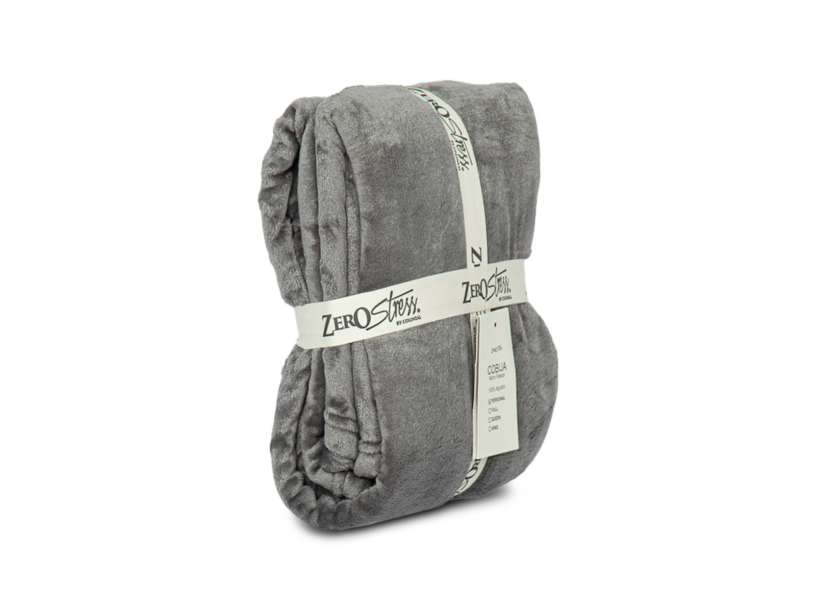 Cobija Microfleece Trenza #Color_Gris