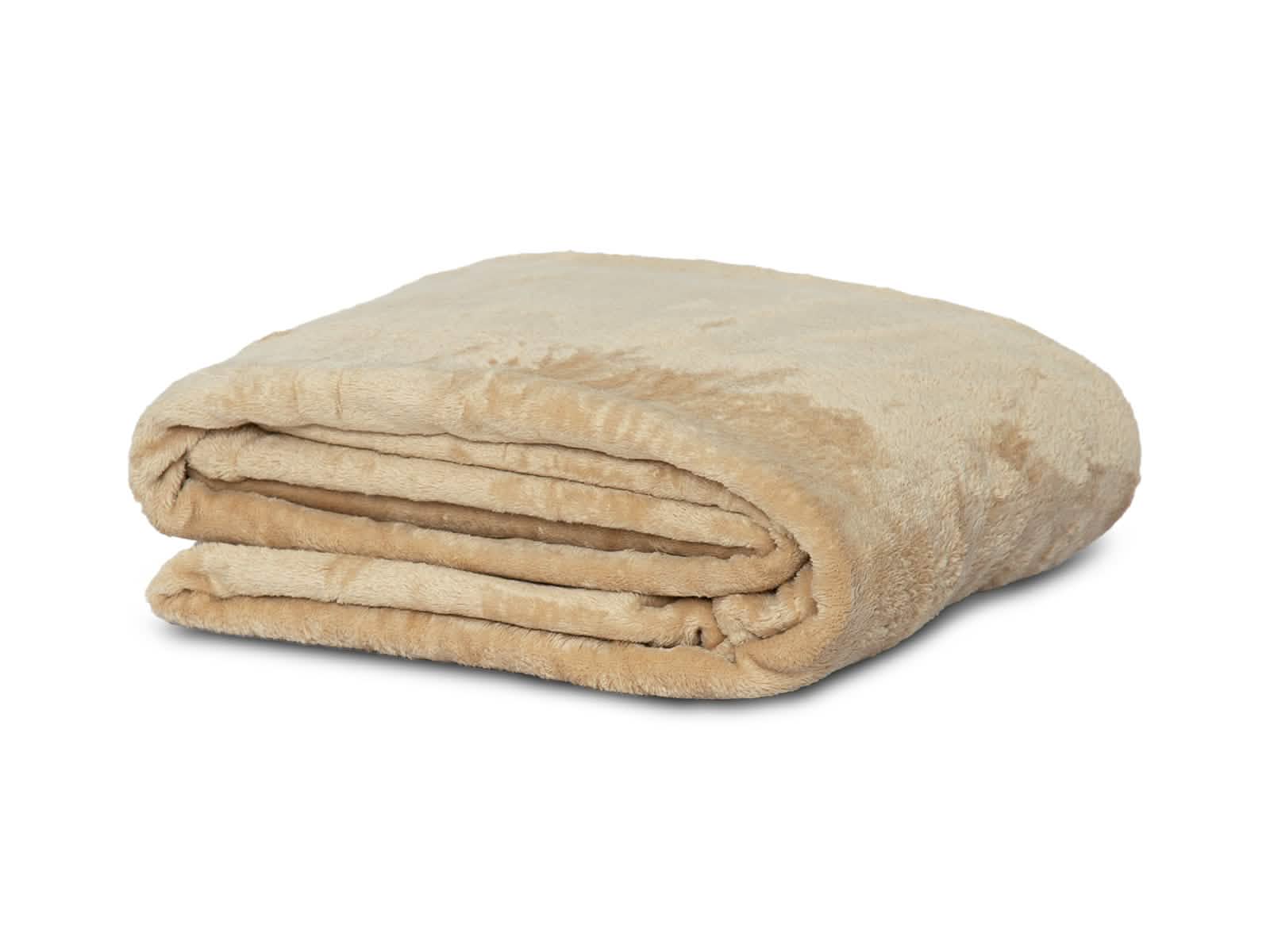 Cobija Glam Microfleece Queen #Color_SandyBrown