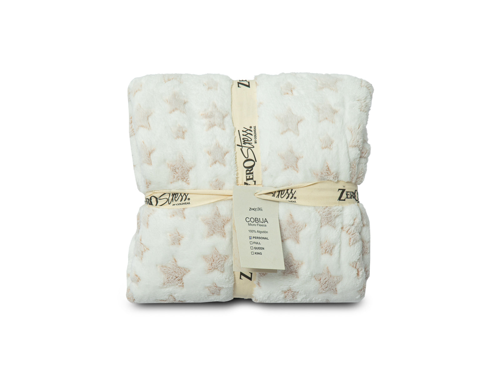 Cobija Baby Microfleece #Diseño_Estrellas C/Blanca