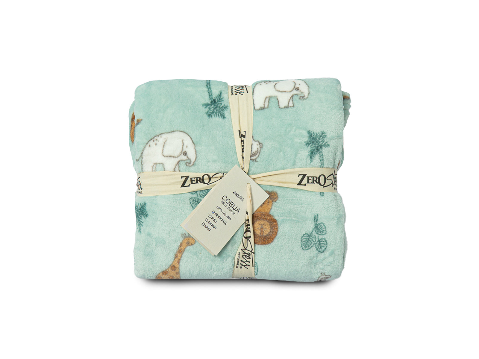 Cobija Baby Microfleece #Diseño_Safari