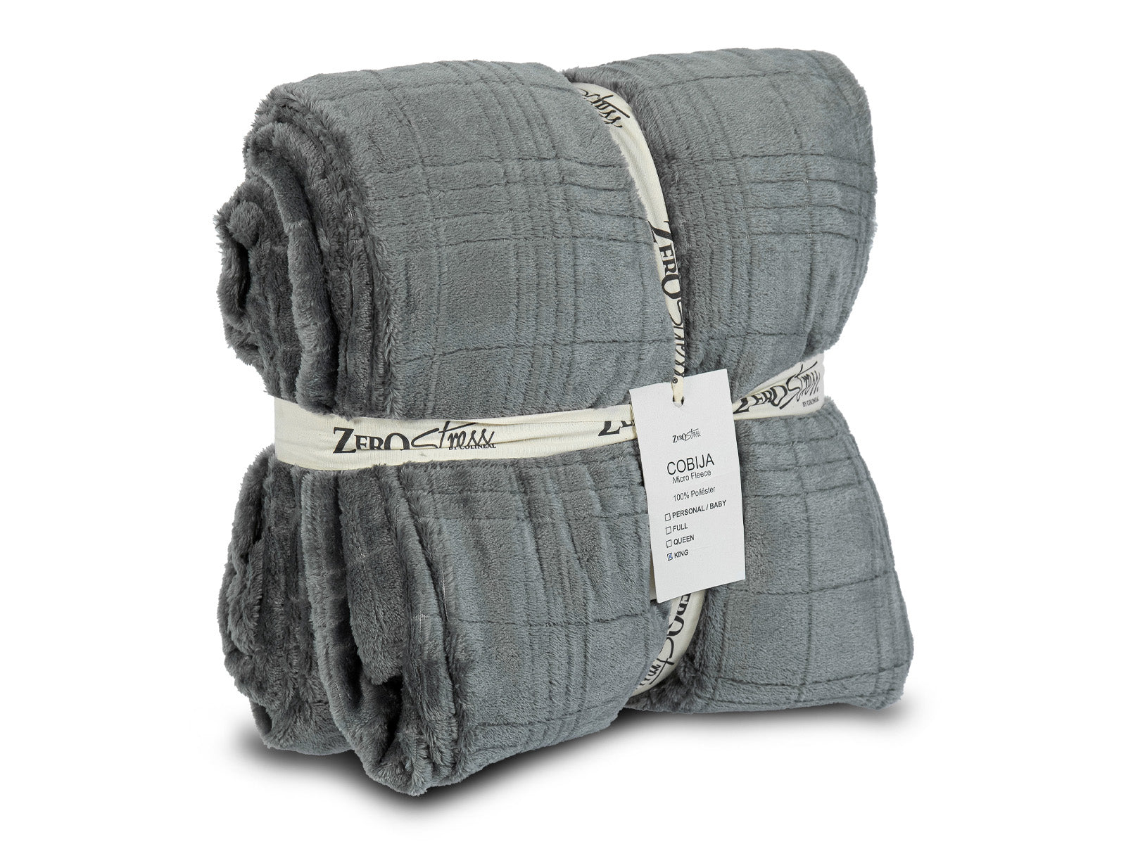 Cobija Glam Microfleece King #Color_LightGrey