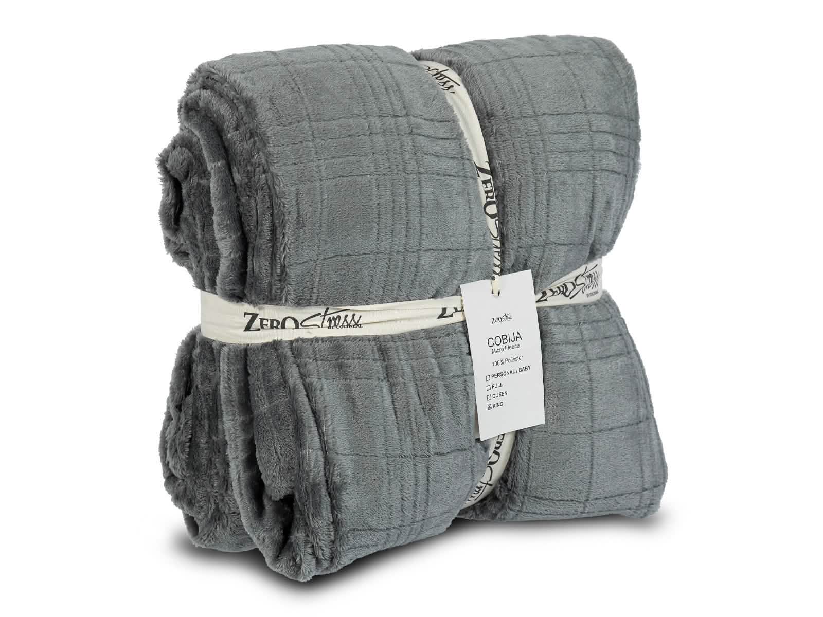 Cobija Glam Microfleece King #Color_LightGrey