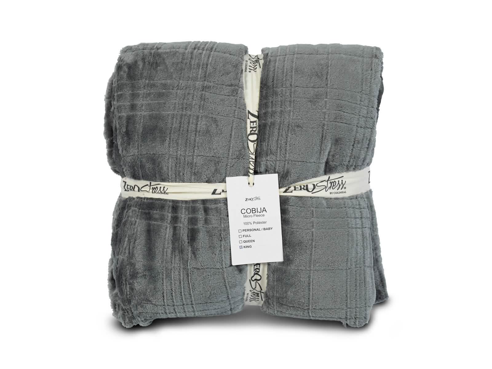 Cobija Glam Microfleece King #Color_LightGrey