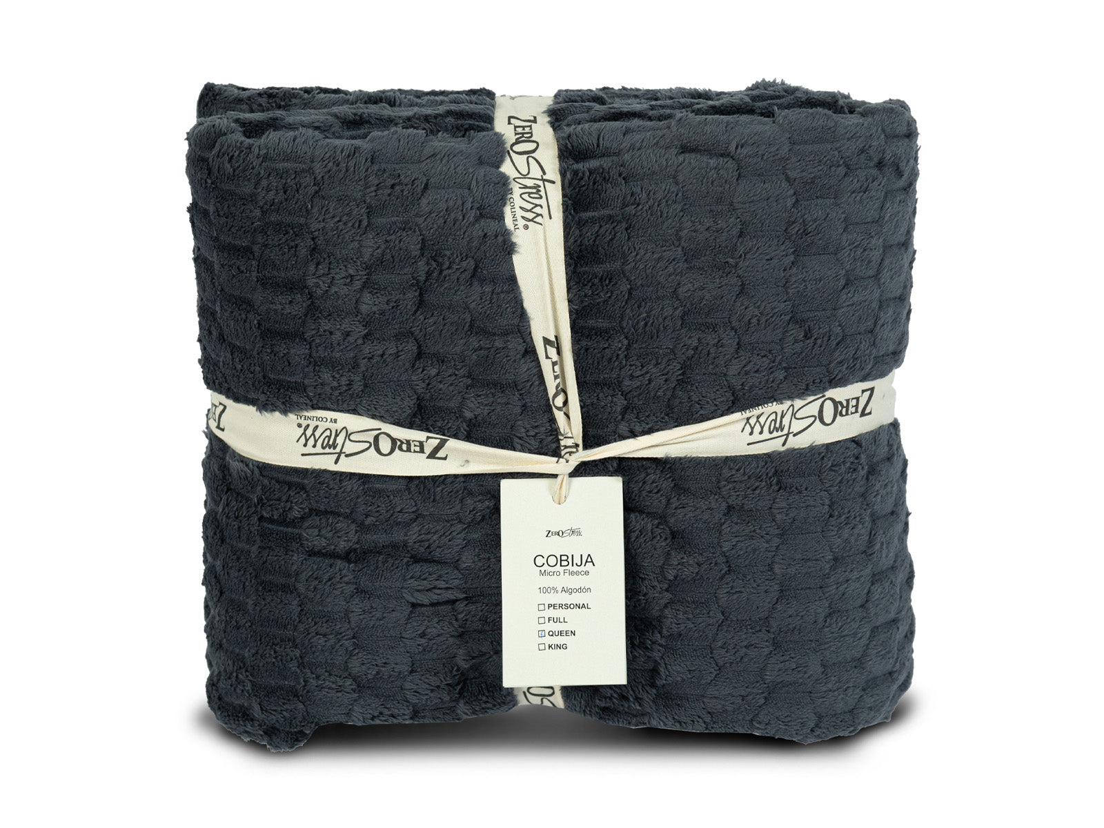 Cobija Glam Microfleece Queen #Color_SlateGray