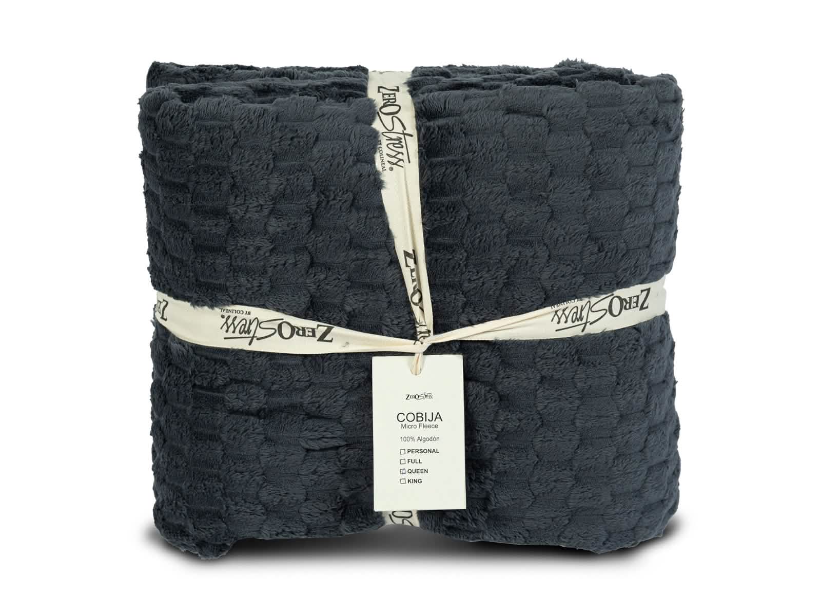 Cobija Glam Microfleece Queen #Color_SlateGray