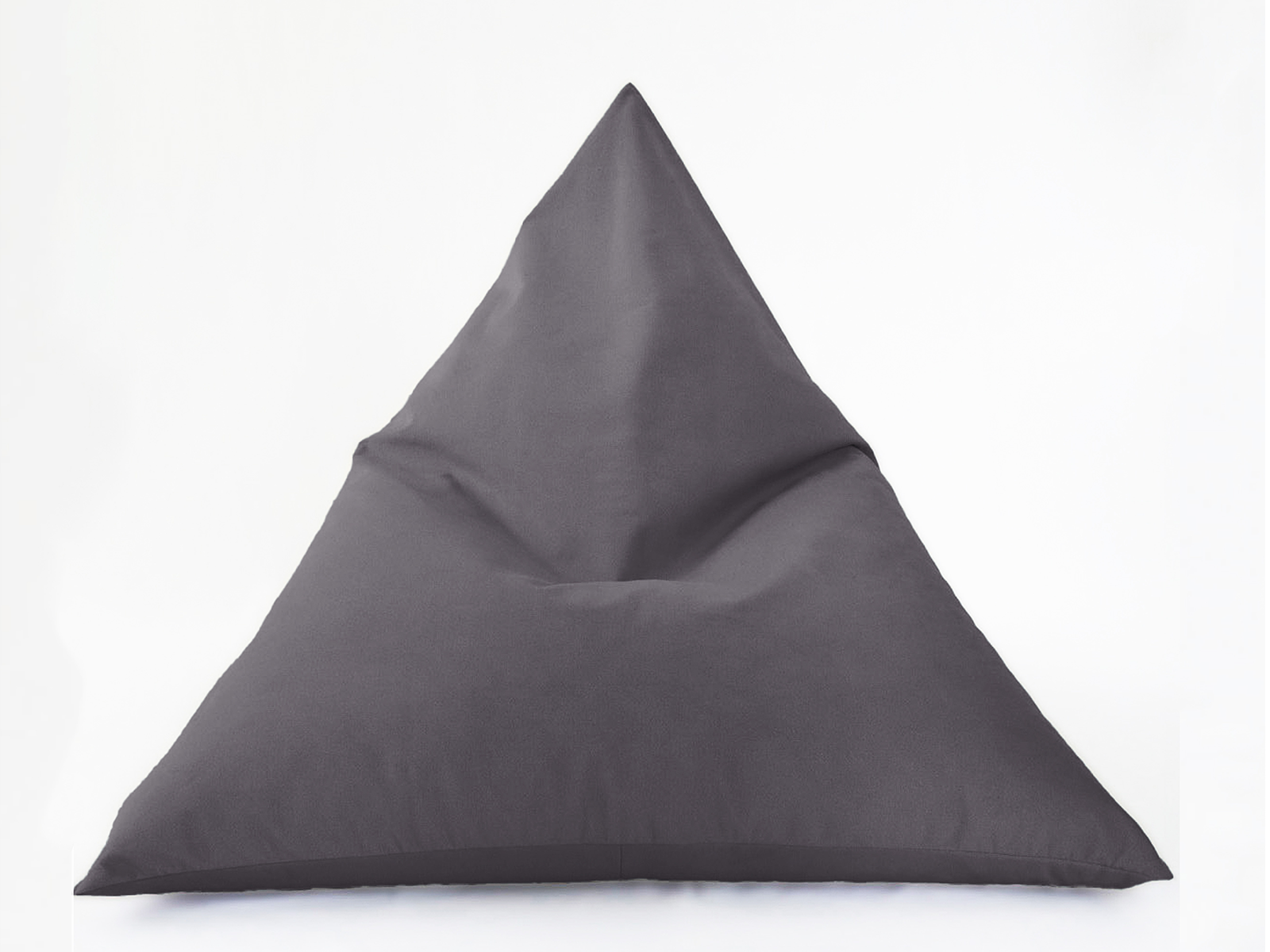 Puff Triangular #Color_Gris Oscuro